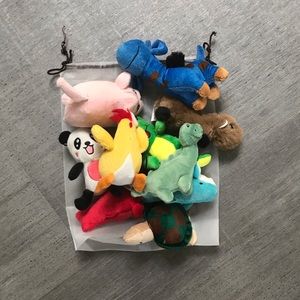 Bag of small stuffed animals. New.